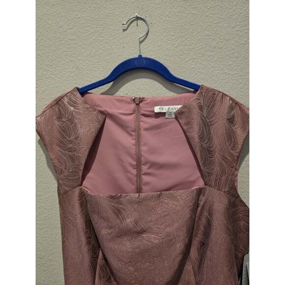 Kay Unger Women's Hazel 14 Multicolor Purple and Blue Walk Thru Jumpsuit - Picture 6 of 11